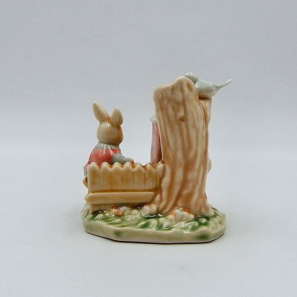 Bunny Mail Carrier Tales Of Bunny Hollow Porcelain Figure Albert E Price 1993 - Picture 3 of 7